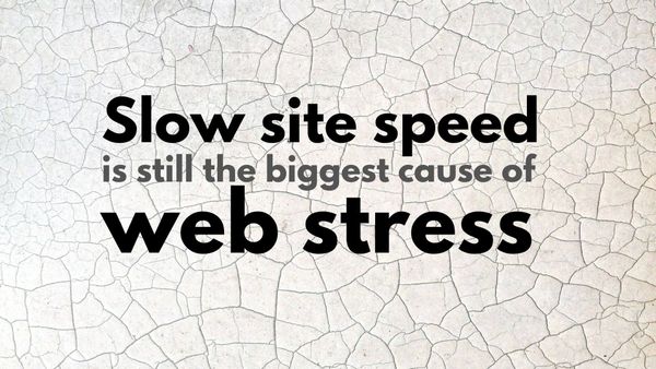 hero image for post Slow site speed is still the biggest cause of web stress